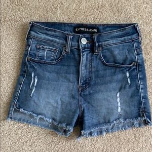 Express Denim Shorts